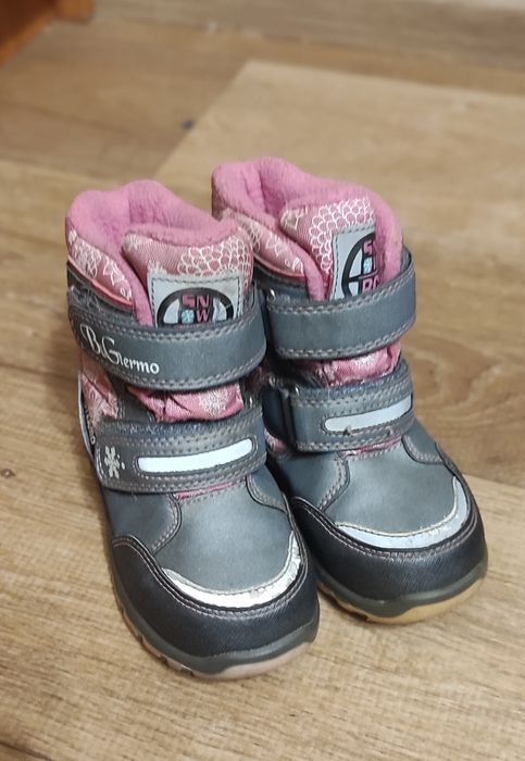 Зимові ботинки для дівчинки B&G, термо ботинки, сапожки зимові