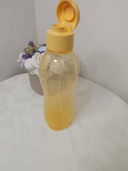 Ecogarrafa  pêssego 1L  bocal reduzido Tupperware