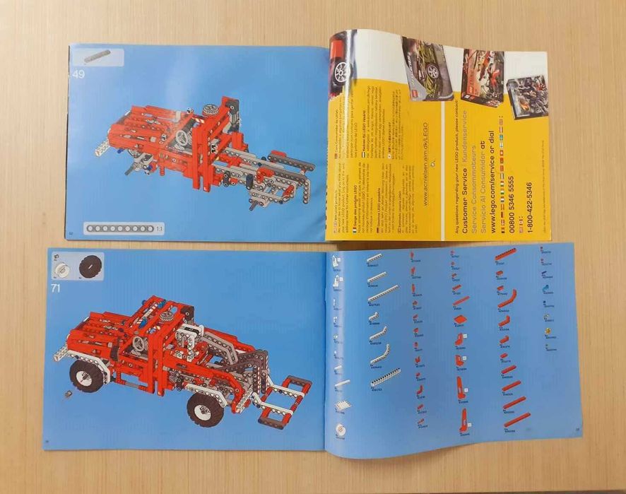 Manuais Lego Technic 8289-1 e 8289-2