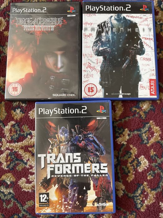 Final fantasy VII dirge of cerberus fahrenheit transformers revenge of the fallen