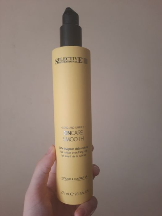 Selective on care mleczko wygładzające do włosów 275 ml