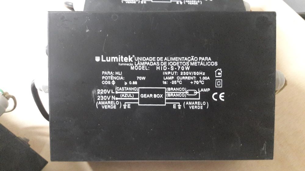 4 Projetores de tecto