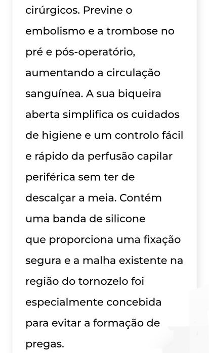Meias de compressão medicinais
