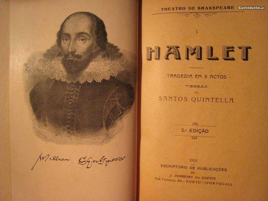 William Shakespeare - Hamlet (1913) (envio grátis)
