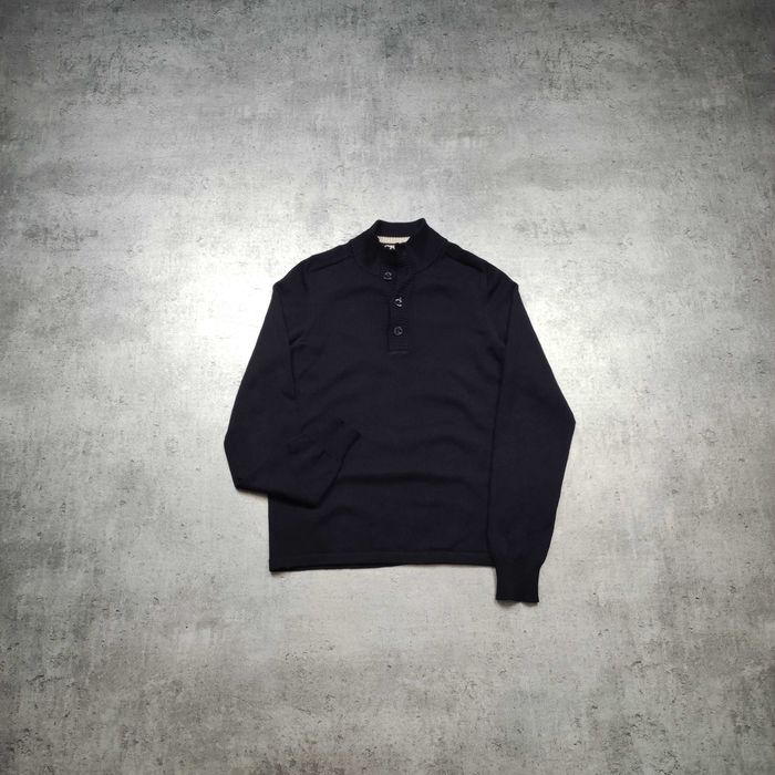 MĘSKI Elegancki PREMIUM Sweter Polo Guziki Kołnierzyk Emporio Armani