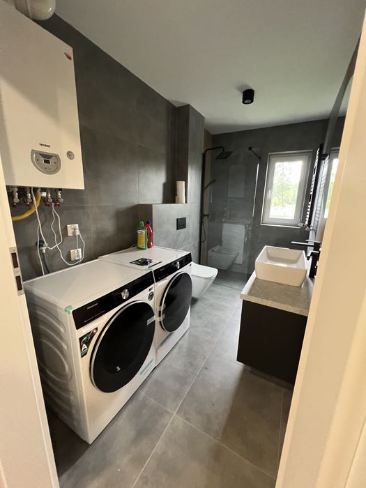 Nowoczesne mieszkanie z ogródkiem