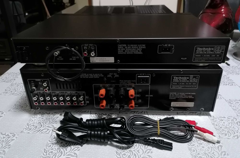 Amplificador Technics SU-VX600 + Sintonizador Technics ST-610L