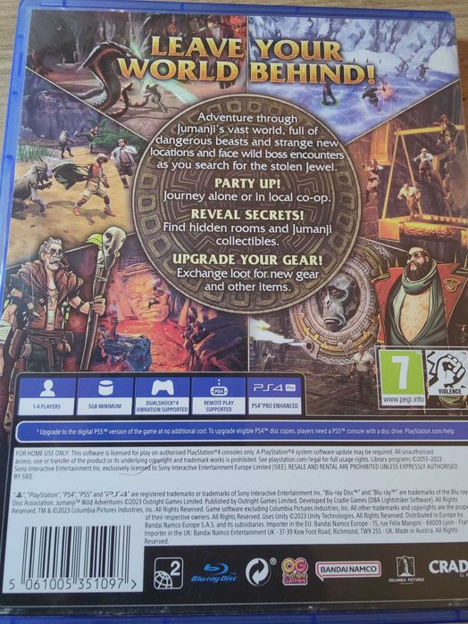 Jumanji: Wild Adventures PS4 PS5