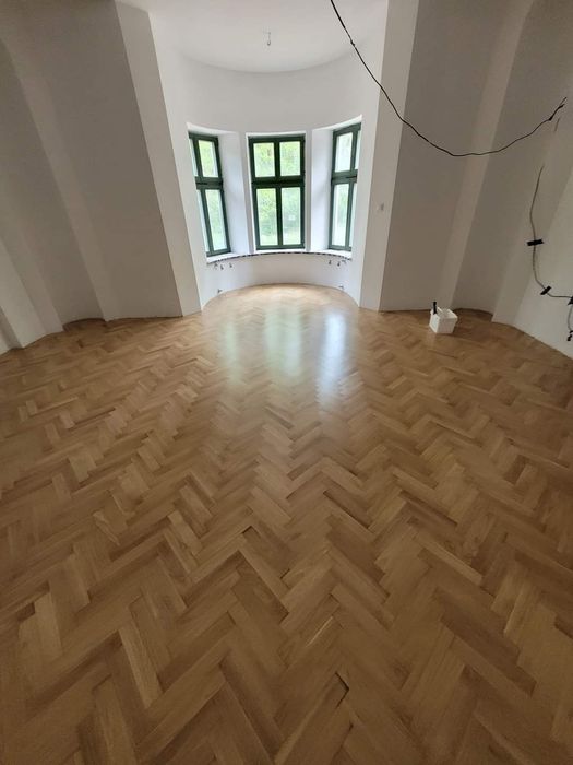 Cyklinowanie lakierowanie układanie parkietów renowacja schodów