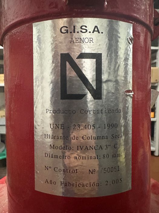 hidrante novo IVANCA 3"