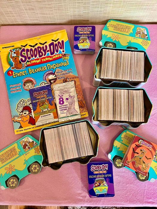 Скуби Ду карточки журналы бустеры коллекционные Scooby Doo картки
