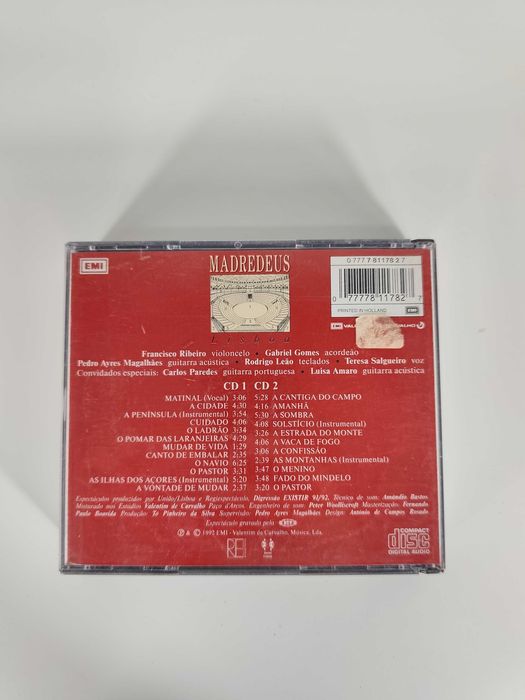 Madredeus - Lisboa (Ao Vivo no Coliseu dos Recreios 1991) CD Duplo
