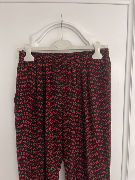 STELLA MCCARTNEY piękne spodnie w print, 100% jedwab