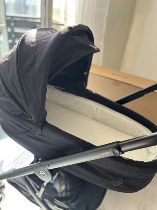 Коляска 2 в 1 Cybex Balios S Lux 2023 Moon Black