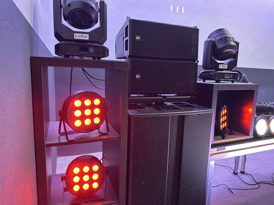 Sistema de Som e Iluminação Profissional Completo para eventos