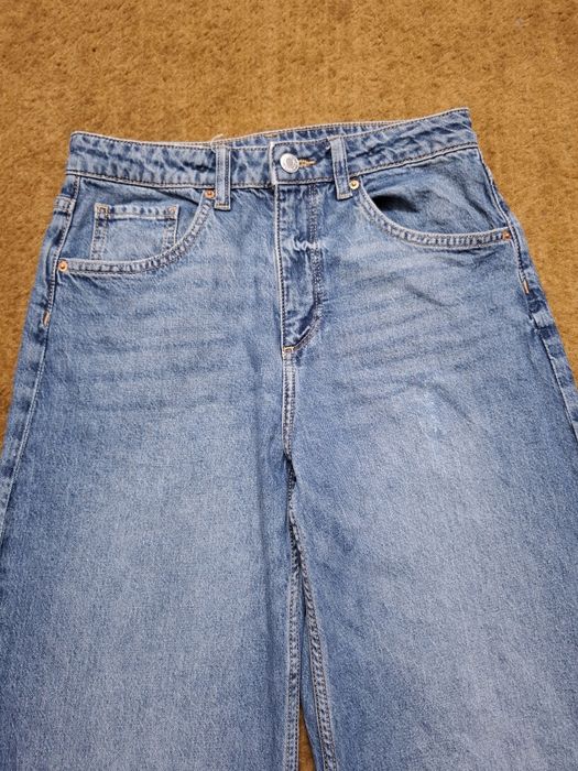 Джинсы бегги  на девочку H&M на 12-13 лет