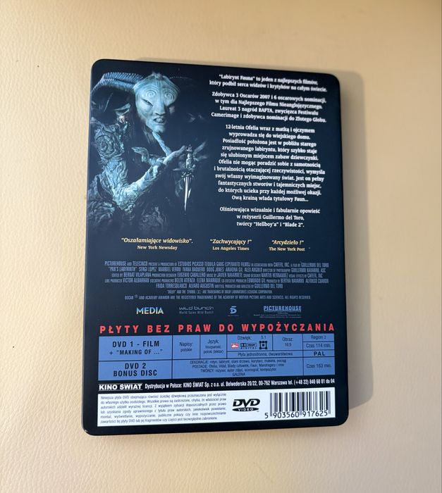 [2DVD] Labirynt Fauna steelbook specjalne wydanie