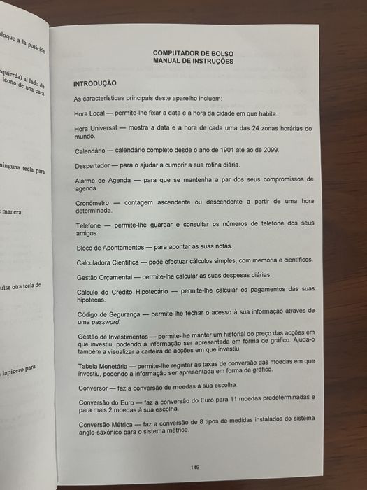 Computador de bolso 64KB, Novo,