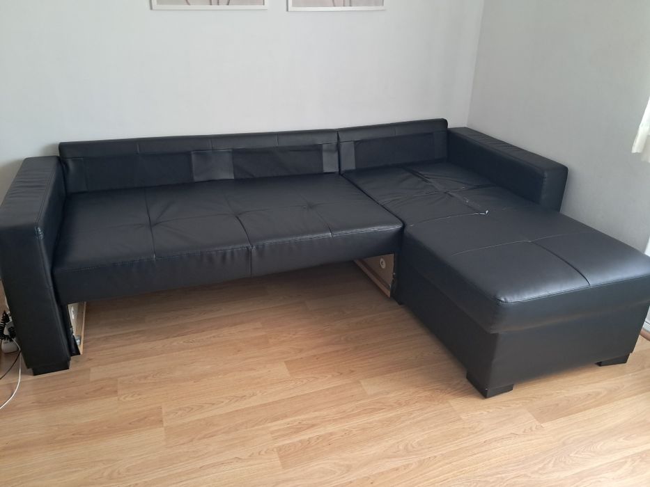 Sofá Chaise Longue e conversível em Cama