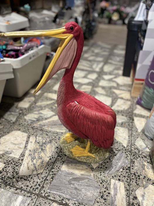 Ozdoba ogrodu duży pelikan