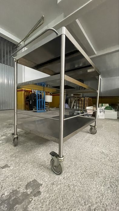 IKEA FLYTTA – Carrinho de Cozinha em Inox – 50€