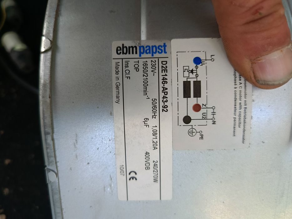 Wentylator 440W 230V