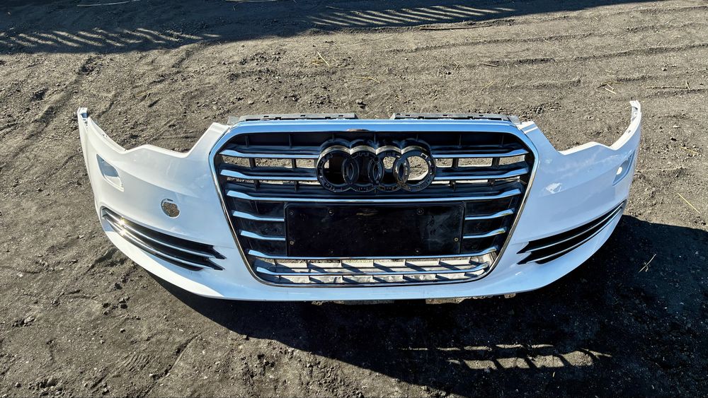 Zderzak przedni spryski AUDI A6 C7 4G 4G0 11- przedlift LY9C