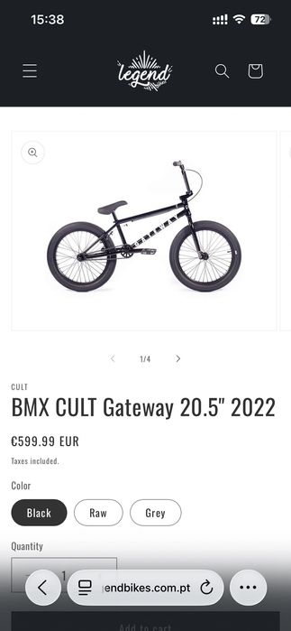 BMX Cult Gateway 20’5