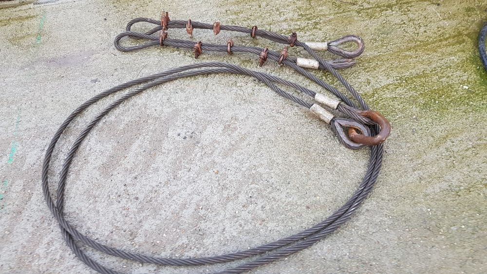 Lina stalowa,  zawiesie linowe, lina holownicza