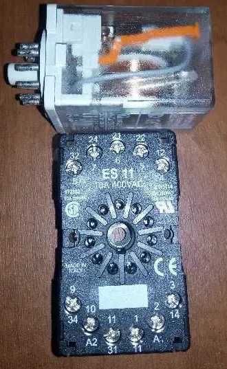 Реле промежуточное на 220 В DC relpol