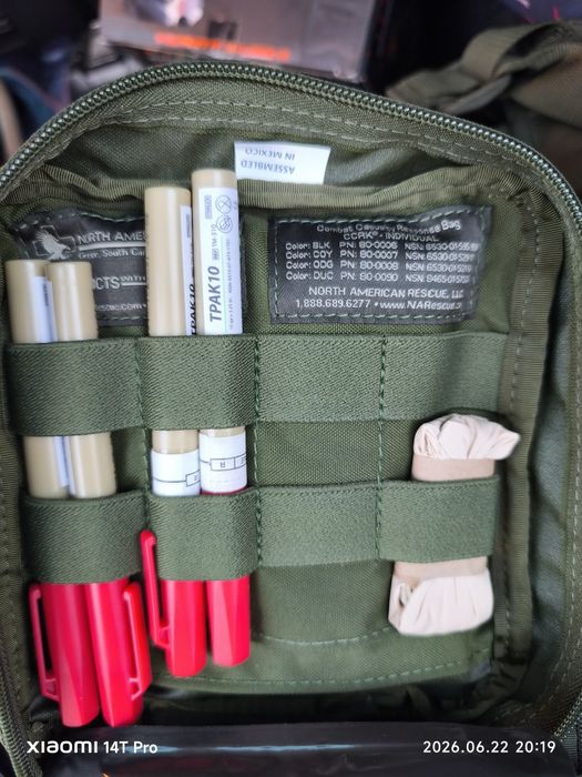 Аптечка індивідуальна NAR "Operator BLS/IFAK" Olive Green USA