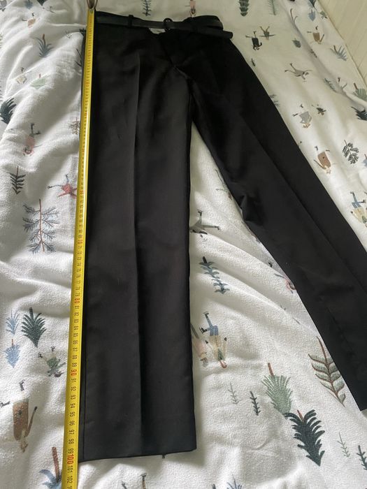 Eleganckie klasyczne spodnie garniturowe damskie mango czarne 36 S