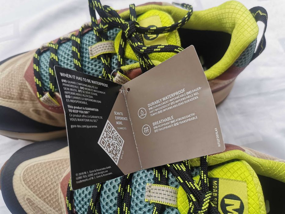 Merrell Moab Speed Gore - Tex buty biegowe trail trekking NOWE