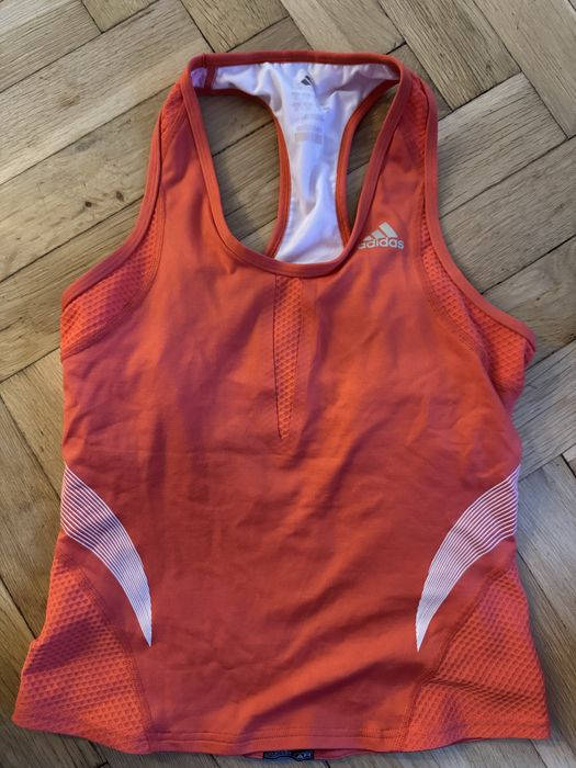 koszulka sportowa adidas pomaranczowa S