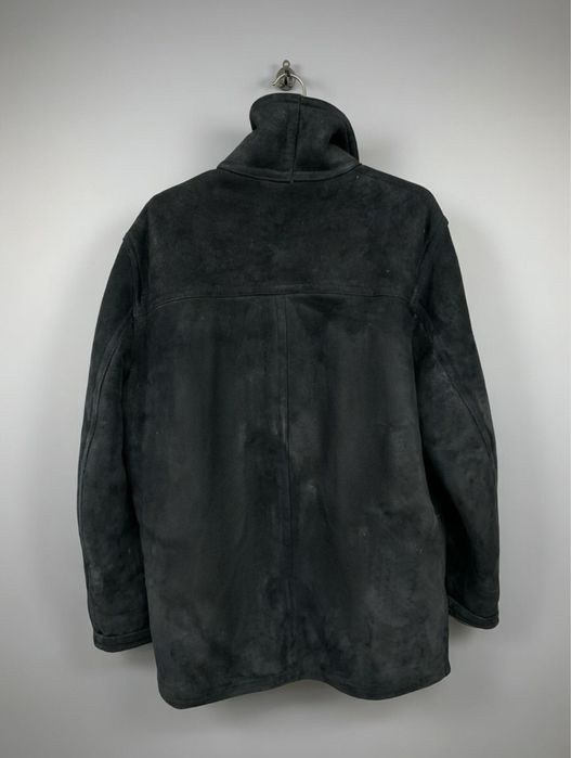 Натуральна дублянка (овчина + замша), розмір 48 — тепла, преміум стан!