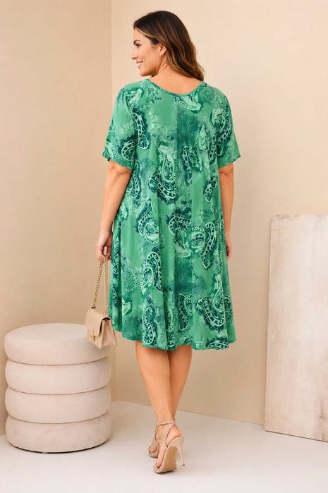 Kesi sukienka na co dzień do połowy łydki rozmiar 2XL/3XL