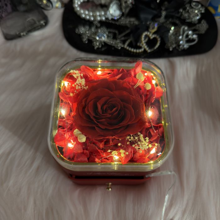 Подарунковий набір «Вічна роза» + кулон / шкатулка «Вечная роза»