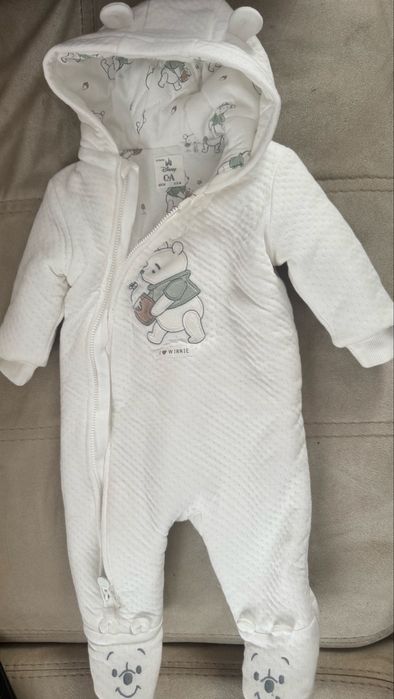 Зимний теплый  комбинезон для новонарожденого.Зимовий теплий комбiнезо