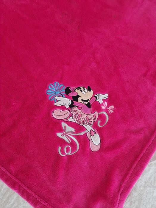 Manta Minnie cor de rosa