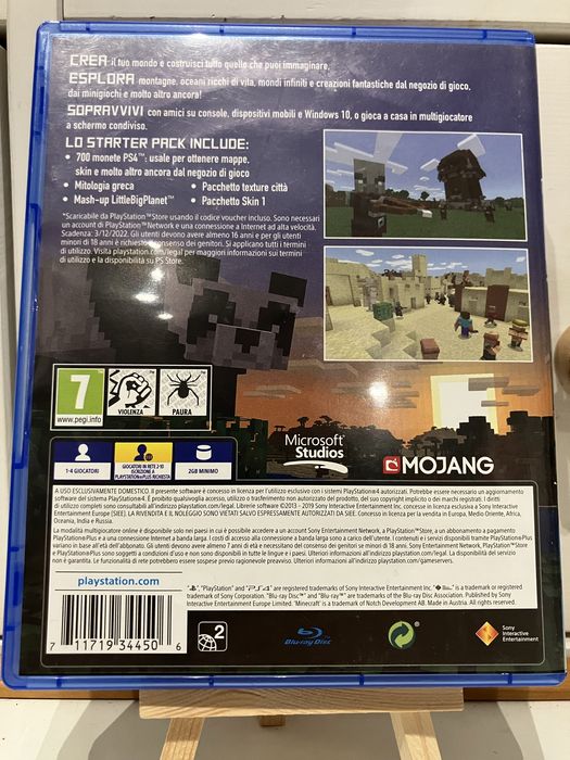 Minecraft PS4 / PS5 | Napisy PL | Stan BDB