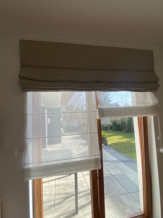 Roleta rzymsks okno tarasowe 185x263