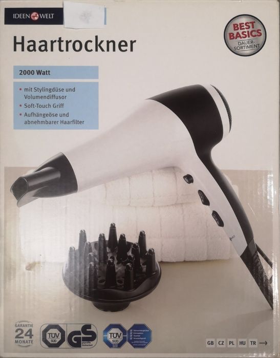 Фен IDEENWELT 2000W з дифузором