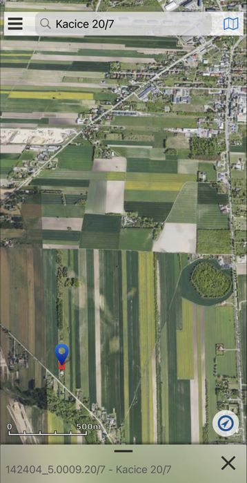 Działka budowlana Pułtusk Kacice 1228m WZ bezposrednio kl. RIVa