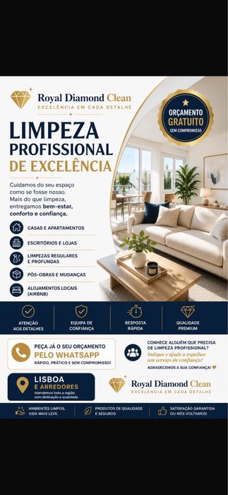 EMPRESA DE LIMPEZA PROFISSIONAL EM LISBOA | ORÇAMENTO GRÁTIS