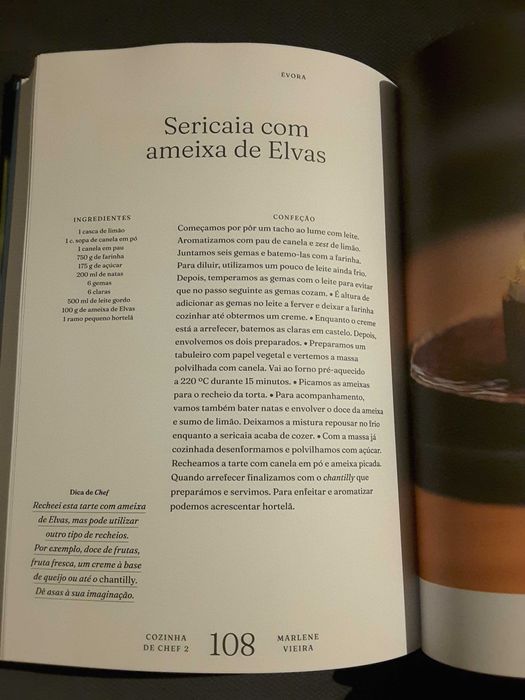 Vegetariano com Peixe / Cozinha de Chefe