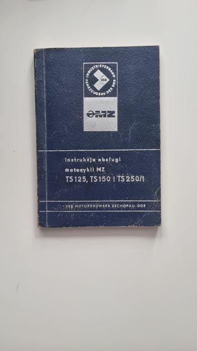Instrukcja obsługi motocykli mz ts125 ts150 ts250/1