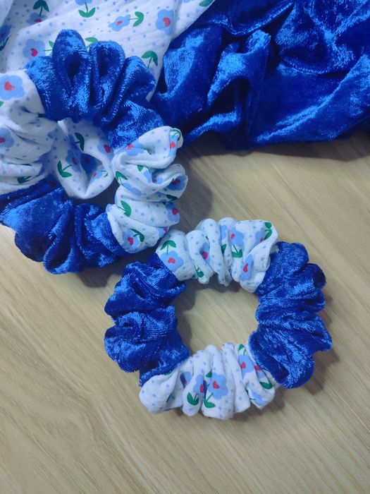 Scrunchie do włosów Slim Smerfetka
