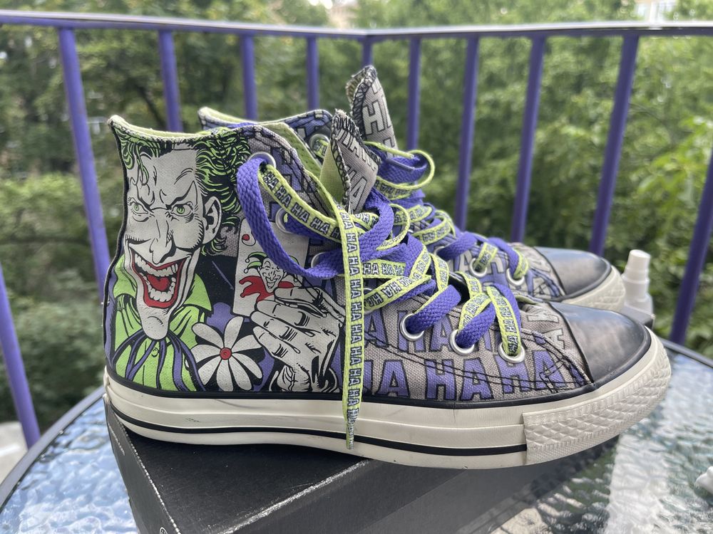Converse dc comics joker hotsell