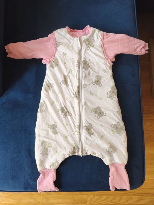 Śpiworek do spania z nogawkami Slumbersac 3.5 TOG (różowy / motyw koala)
