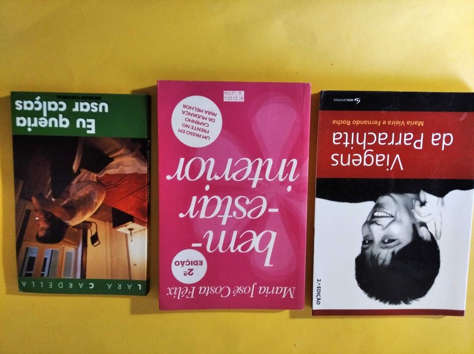 Livros de autoajuda (Mudar de vida; o caminho menos percorrido, etc)